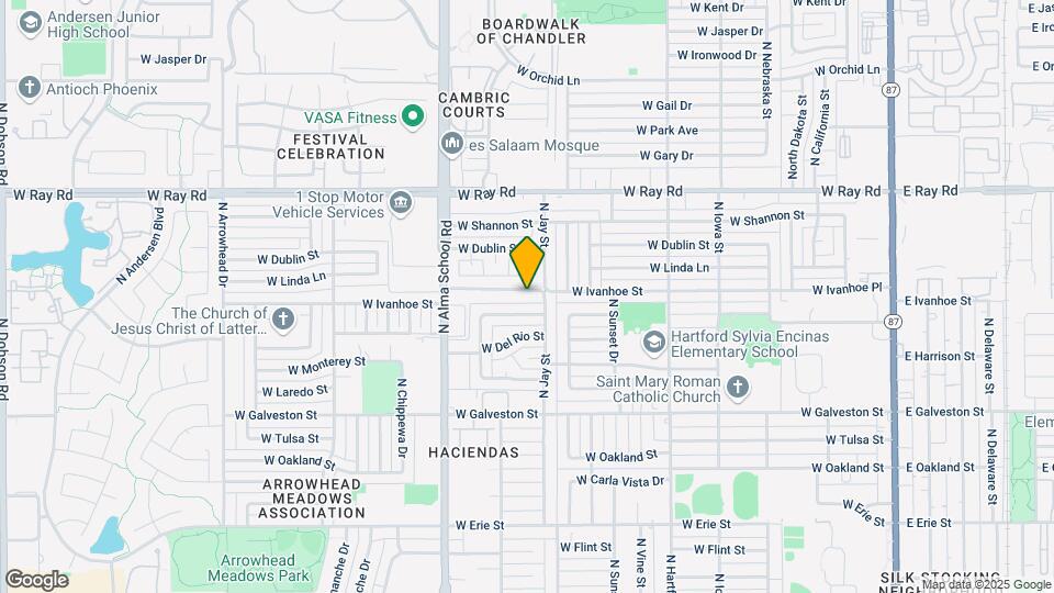 837 W Ivanhoe St Map and Location Details