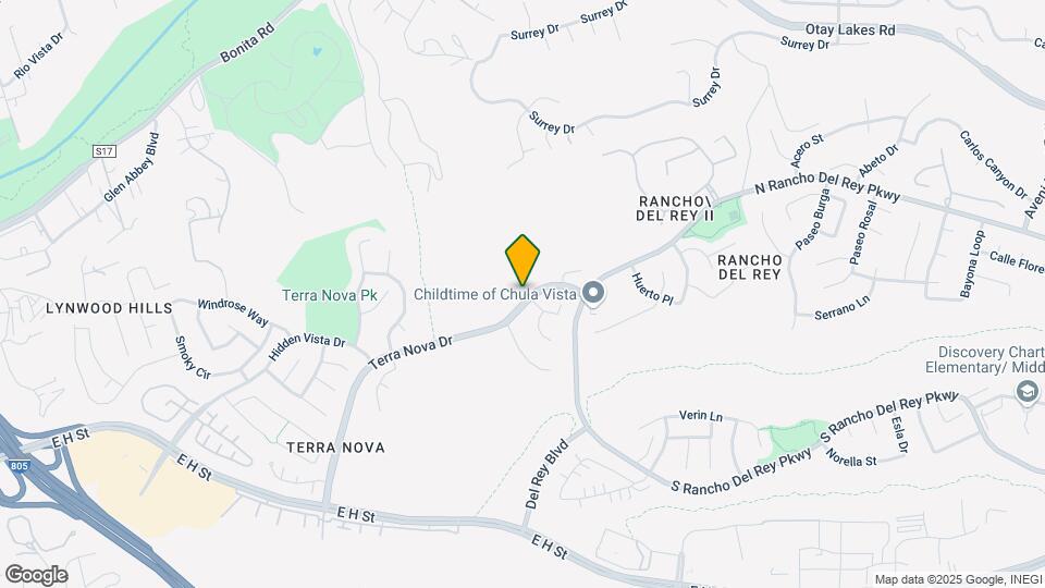 725 Terra Nova Dr Map and Location Details