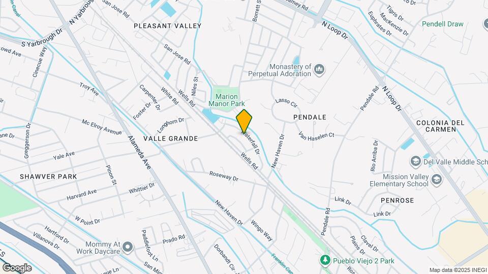 8420 Waterfall Dr Map and Location Details