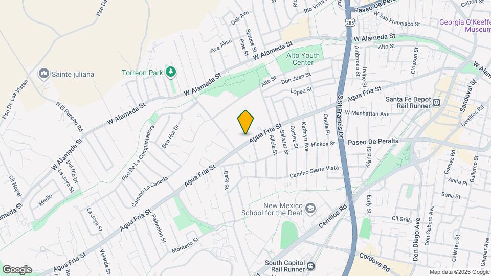 1203 Agua Fria St Map and Location Details