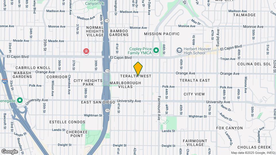 4165 42nd St Map and Location Details