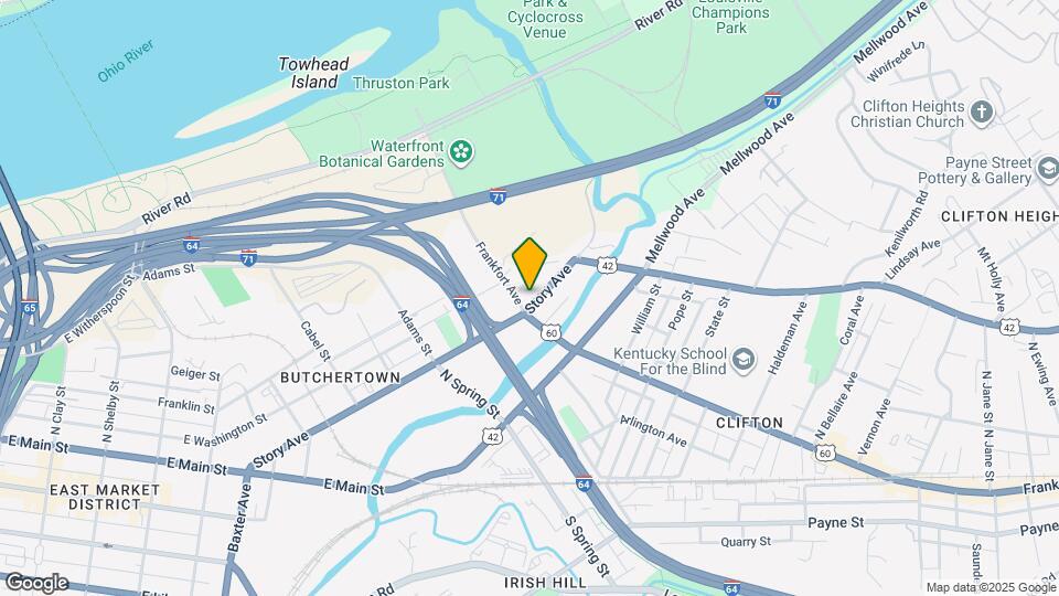 1607 Story Ave Mapa y Detalles de la Ubicación