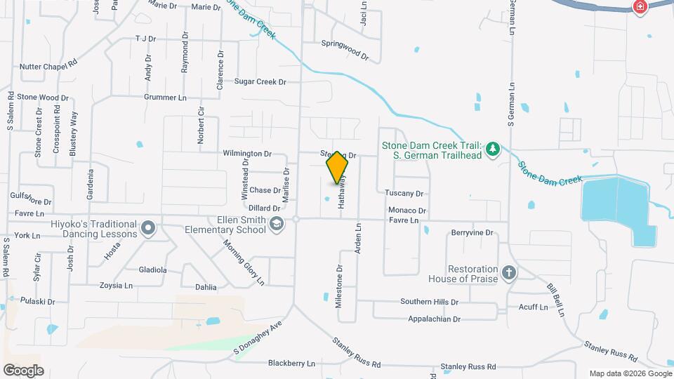 1505 Hathaway Dr Map and Location Details