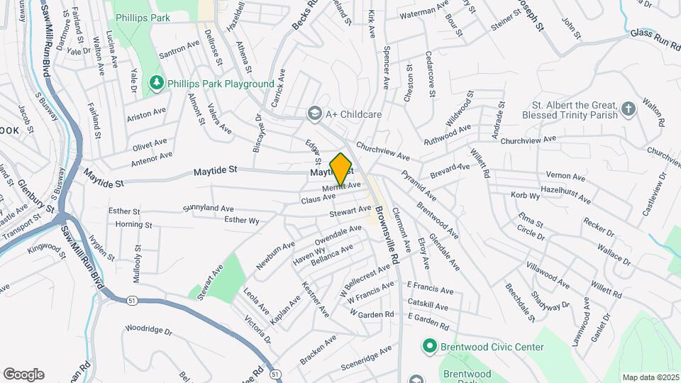 33 Merritt Ave Map and Location Details