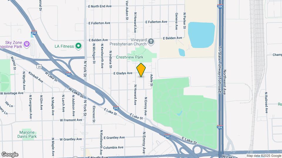 572 N Emroy Ave Map and Location Details