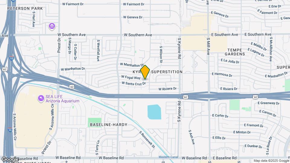 4005 S Mitchell Dr Map and Location Details