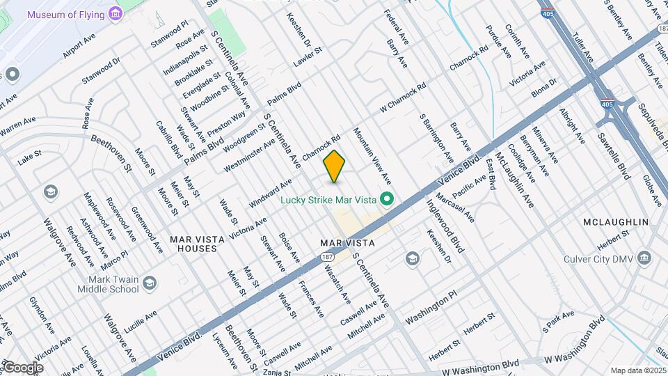 3710 S Centinela Ave Map and Location Details