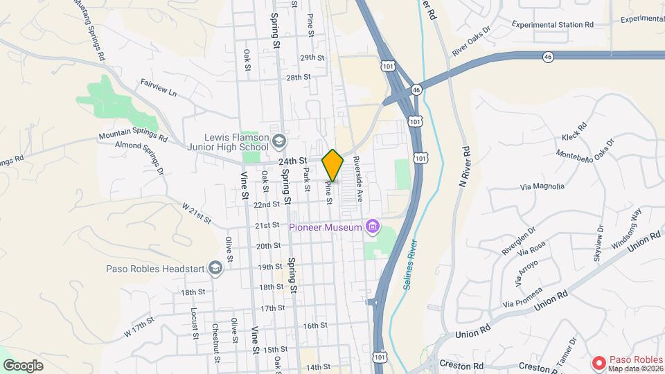 2228 Pine St Map and Location Details