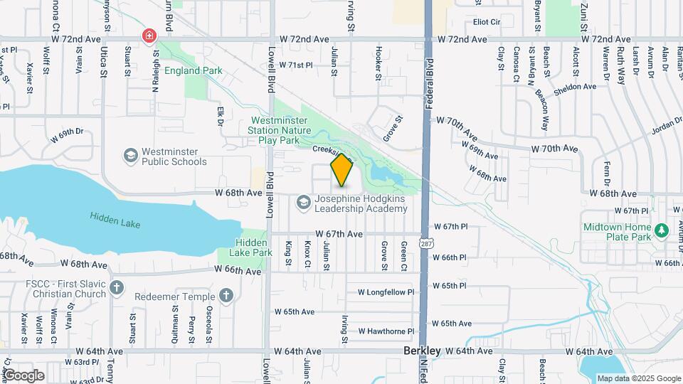 6801 Irving St Map and Location Details