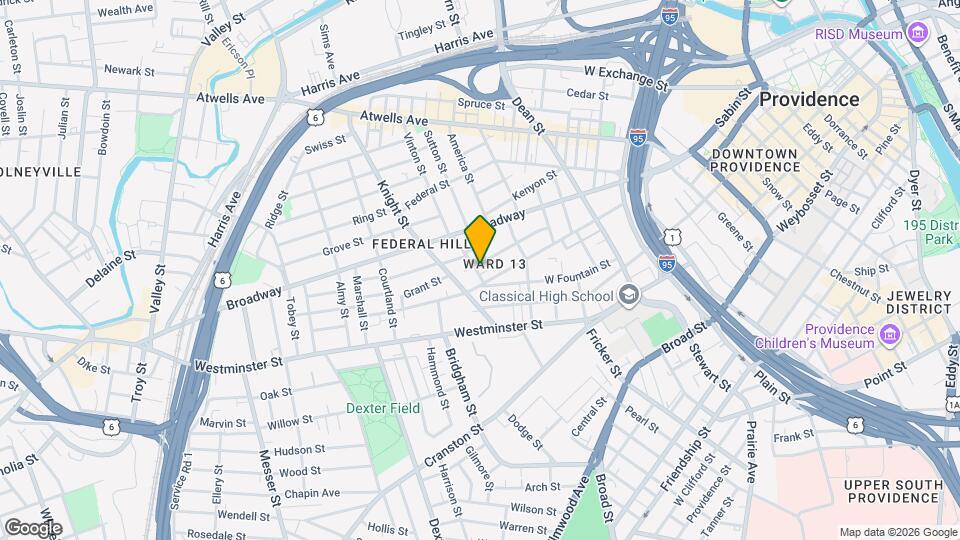 92 Vernon St Mapa y Detalles de la Ubicación