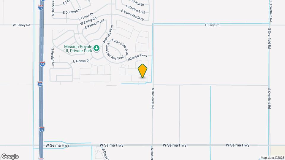 2664 E Rosario Mission Dr Map and Location Details