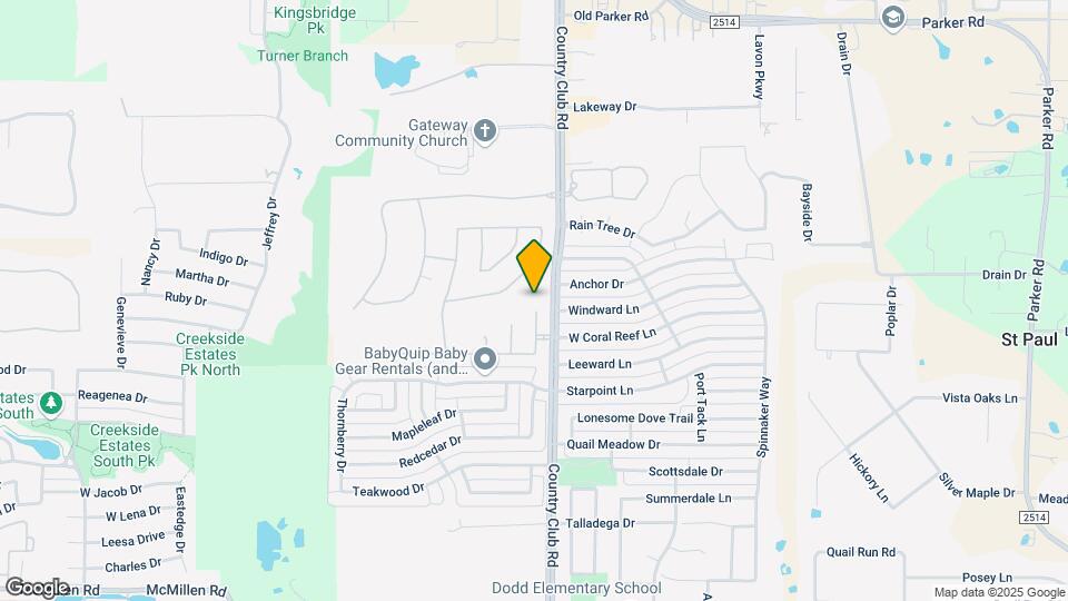 1614 N Timber Brook Dr Map and Location Details