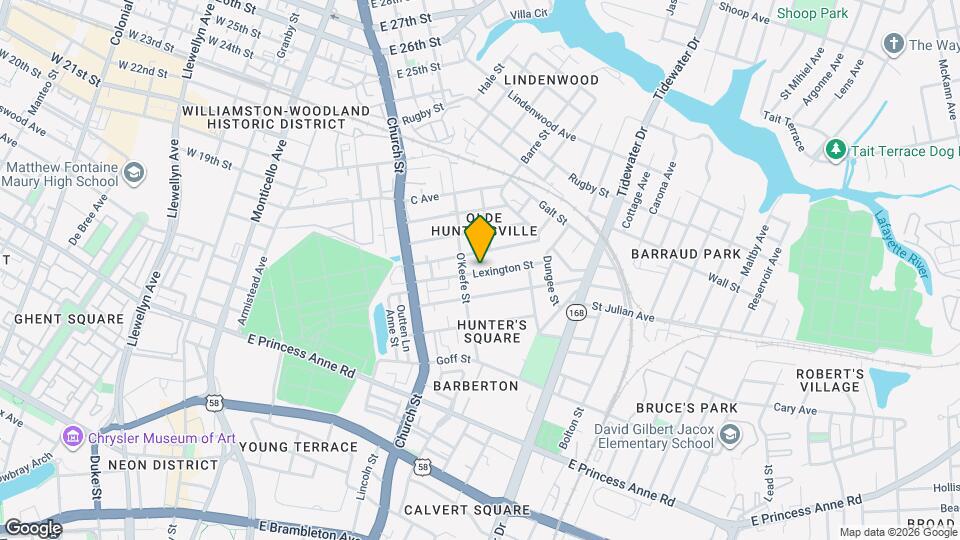 830 Lexington St Map and Location Details