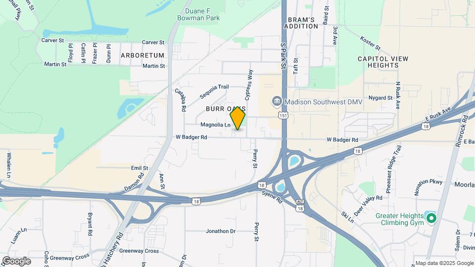 910 W Badger Rd Mapa y Detalles de la Ubicación
