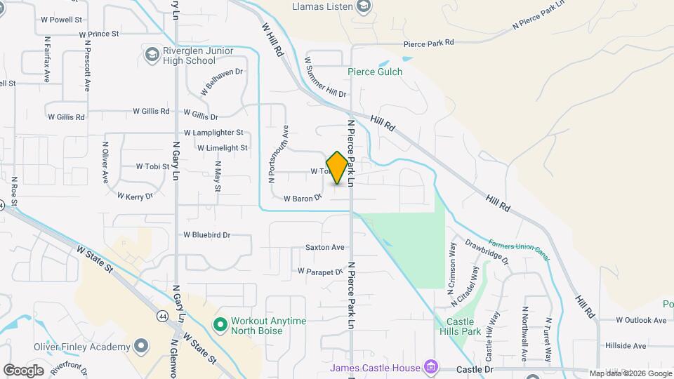 5967 N Pierce Park Ln Map and Location Details