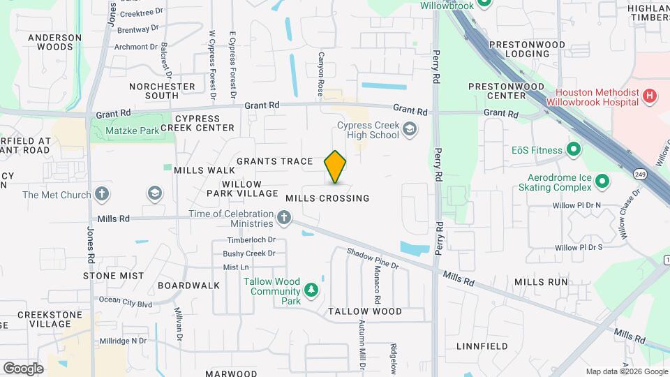 10235 Mills Run Dr Map and Location Details