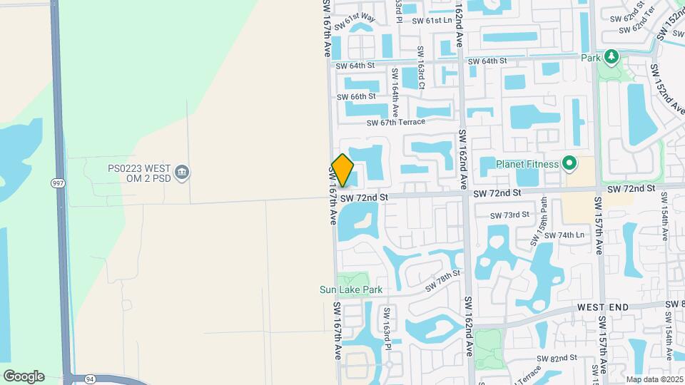 16652 SW 71st Terrace Map and Location Details