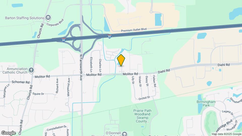 1850 Tall Oaks Dr Map and Location Details