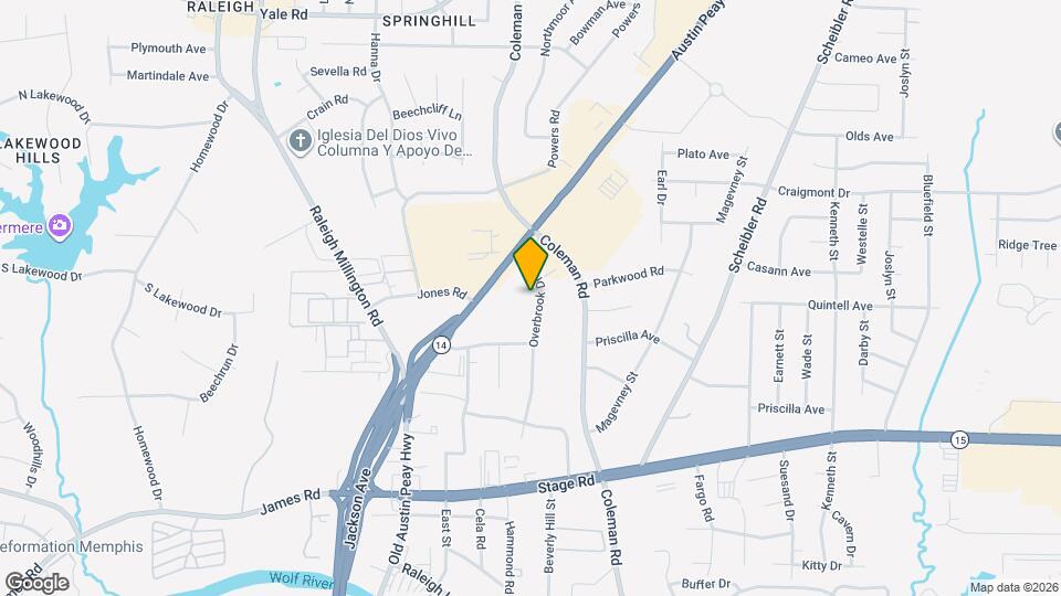 3145 Overbrook Dr Map and Location Details