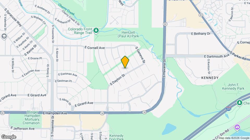 3273 S Florence Ct Map and Location Details