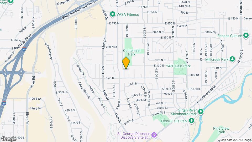 92 N 2040 E St Map and Location Details