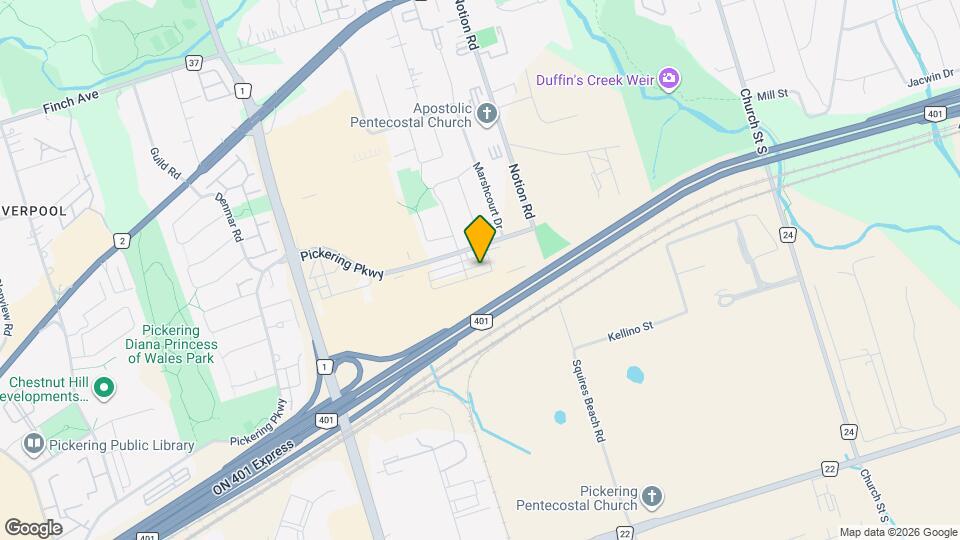 1865 Pickering Pkwy Map and Location Details