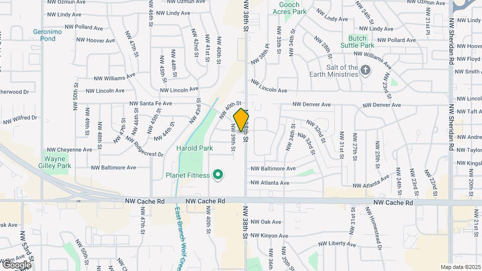 1626 NW 38th St Map and Location Details