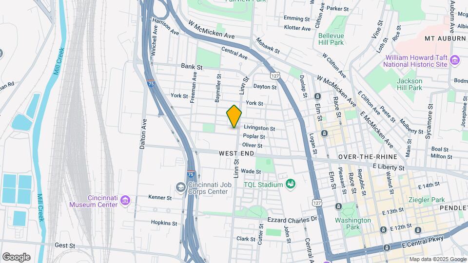 810 Poplar St Map and Location Details