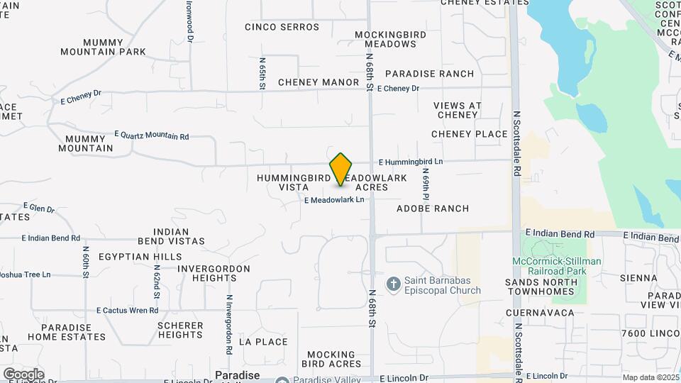 6700 E Meadowlark Ln Mapa y Detalles de la Ubicación