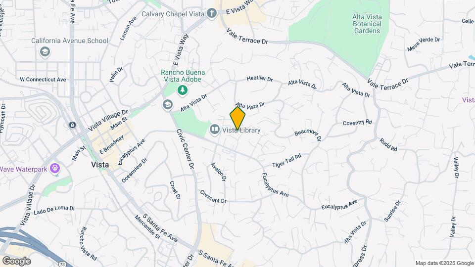 221 Vista Glen Ln Map and Location Details
