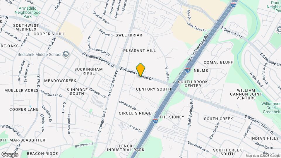 409 E William Cannon Dr Map and Location Details