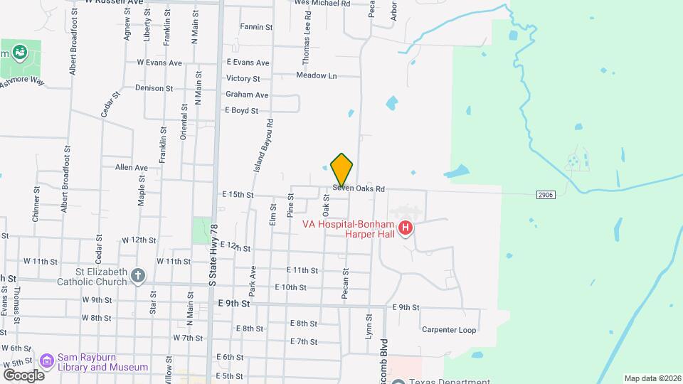 810 Seven Oaks Rd Map and Location Details