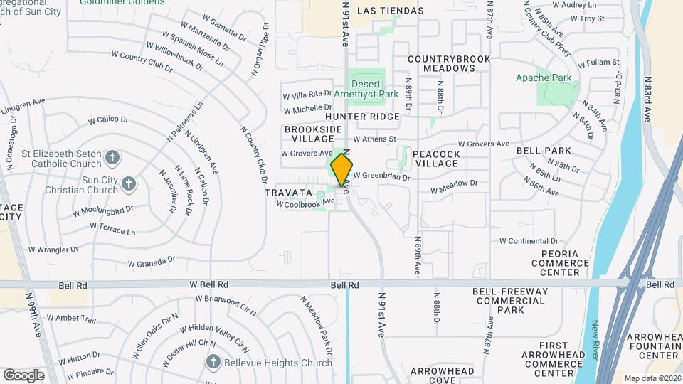 9111 W Meadow Dr Map and Location Details