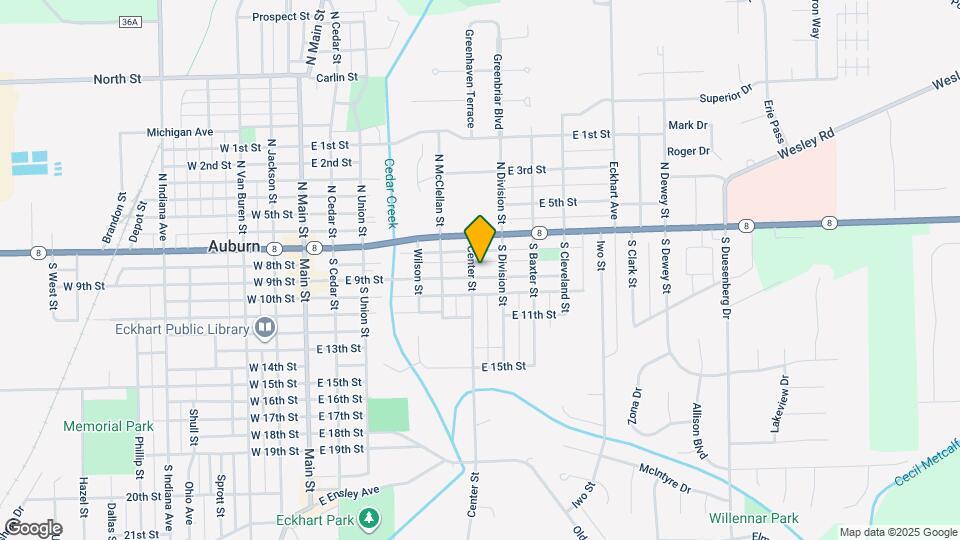 604 E 9th St Map and Location Details