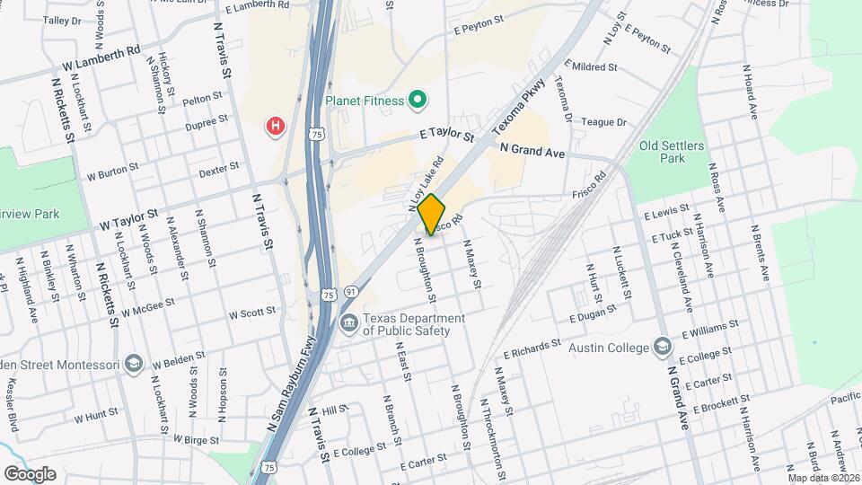 609 E McGee St Map and Location Details