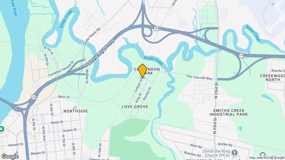 1532 Corbett St Map and Location Details