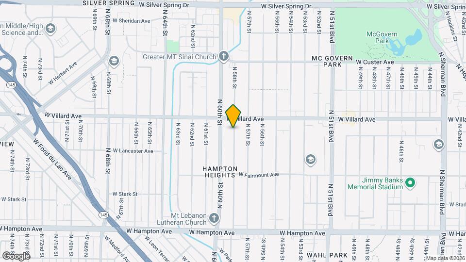 5147 N 58th St Map and Location Details