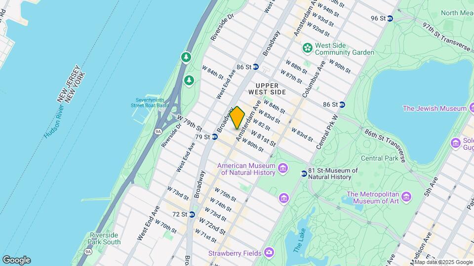 422 Amsterdam Ave Map and Location Details