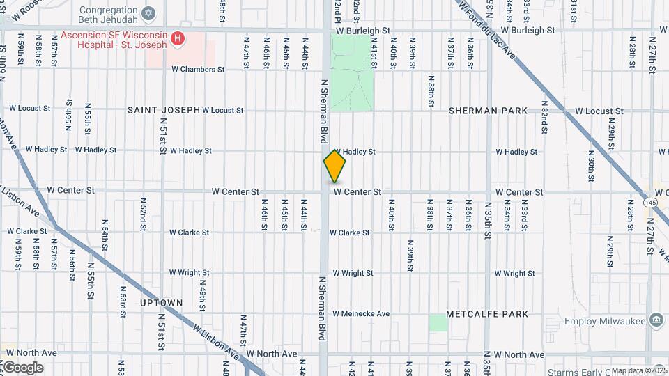 2702 N Sherman Blvd Map and Location Details