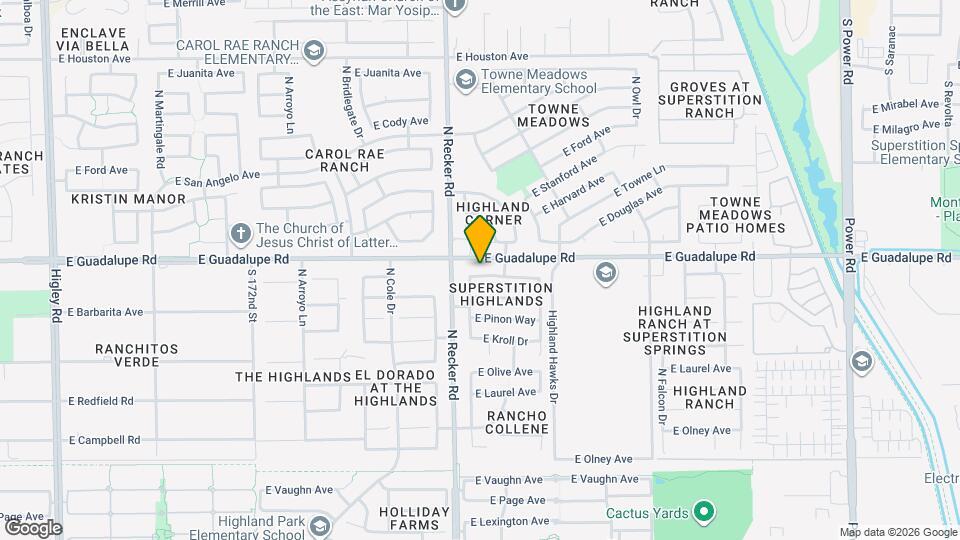 4048 E Aspen Way Map and Location Details