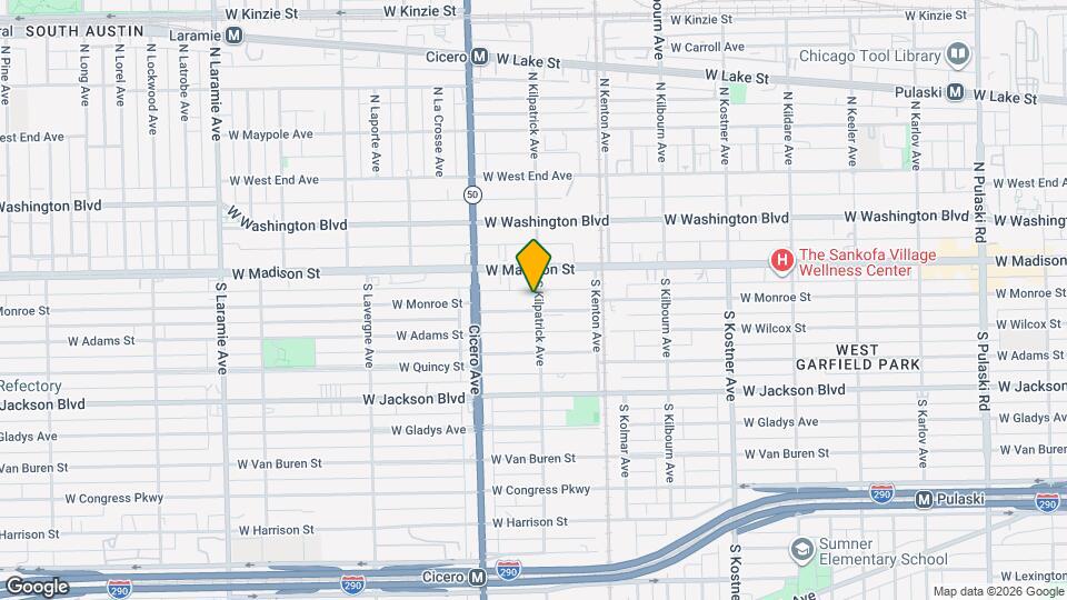 4700 W Monroe St Map and Location Details