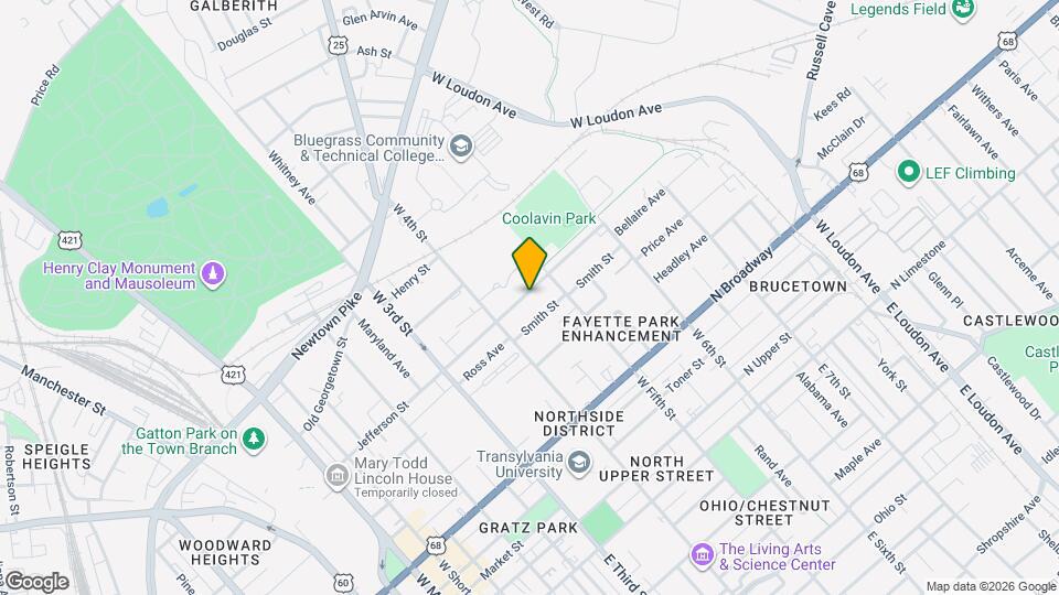 440 Jefferson St Map and Location Details