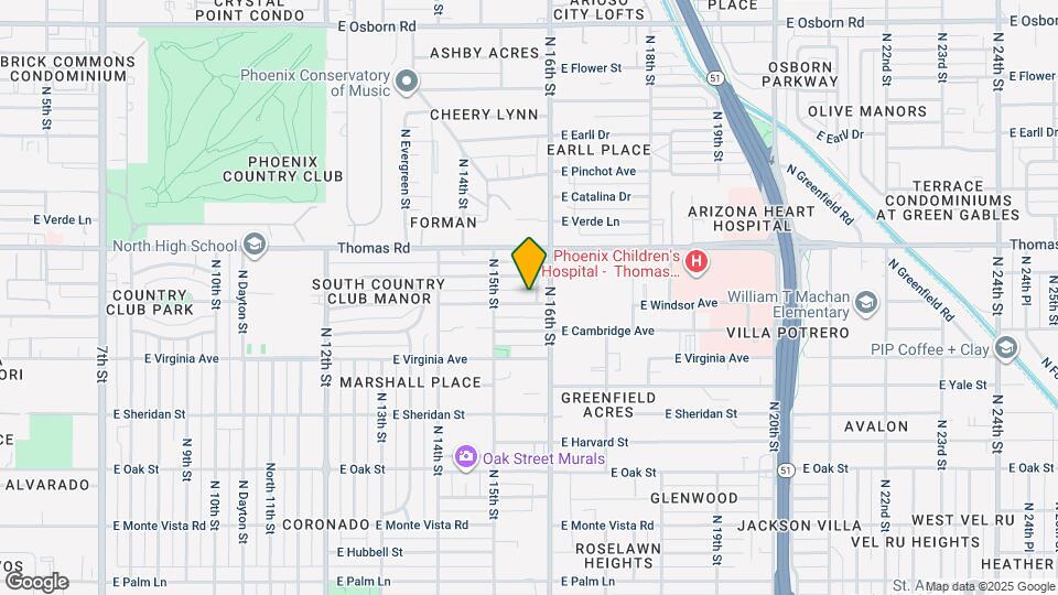 1530 E Windsor Ave Map and Location Details