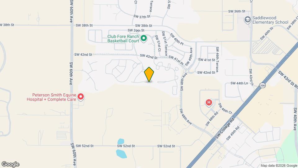 4500 SW 52nd Cir Mapa y Detalles de la Ubicación