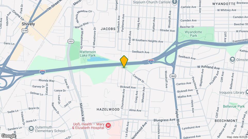 4000 Churchman Ave Map and Location Details