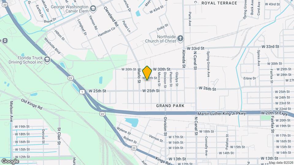 3543 Marland St Map and Location Details