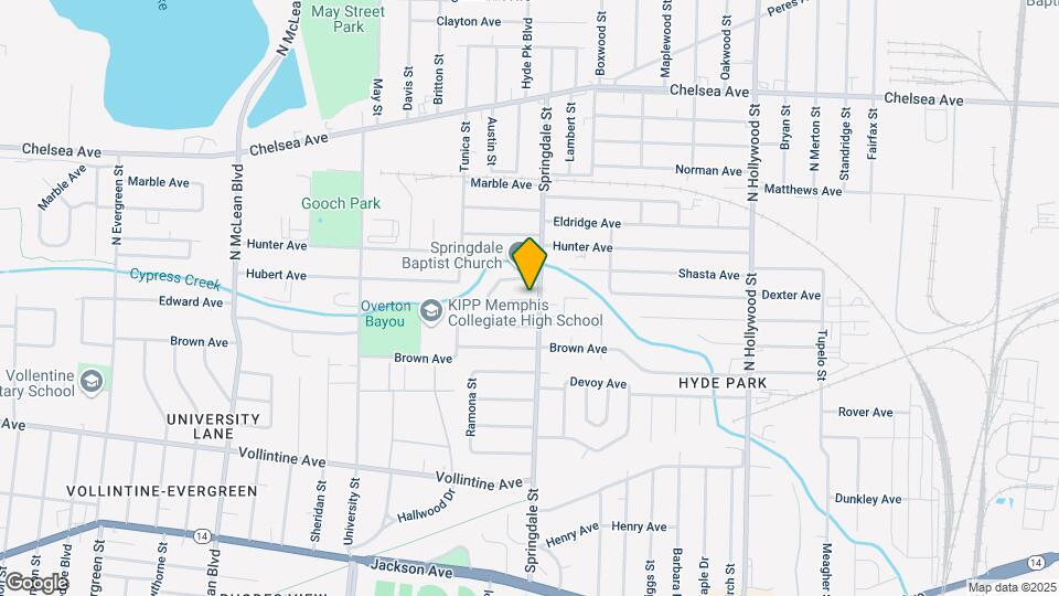 1165 Springdale St Map and Location Details