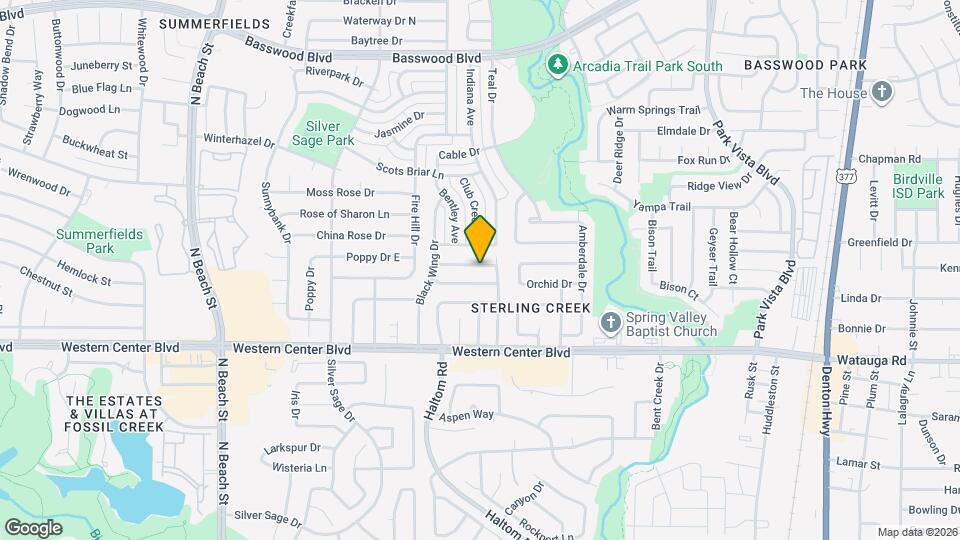 4844 Thistledown Dr Map and Location Details