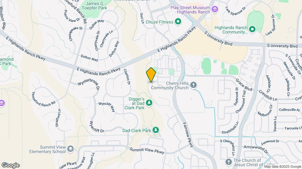 9627 Dunning Cir Map and Location Details