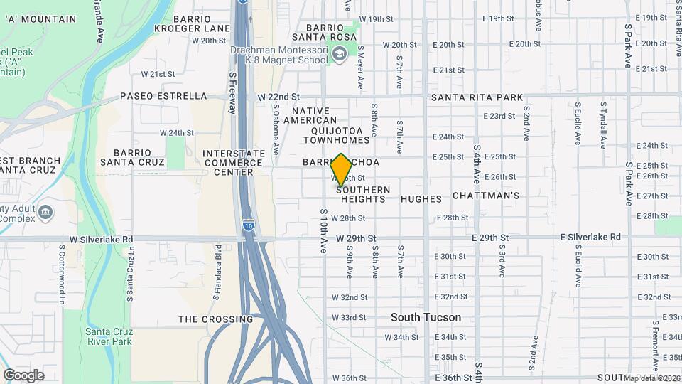 310 W 27th St Map and Location Details